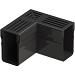 Gardendrain Corner Black 65/100 mm