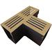 Gardendrain TEE Section Corten 65/100 mm