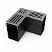 Gardendrain Corner RVS-Inox 65/100 mm