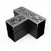 Gardendrain TEE Section RVS-Inox Falcon Line 65/100 mm