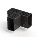Gardendrain TEE Section Premium Black 65/100 mm
