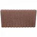 Mini Rondobandpalissade 6x25x50 cm Bruin