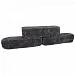 Linia Excellence Getrommeld 15x15x60 cm Nero