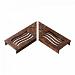 Ultra Drain Cortenline Wave Rooster L-hoek