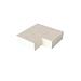 Schellevis Oudhollands TRAP HOEKSTUK 90° (37/15) BINNEN CREME 60X60 CM