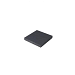 Schellevis Oudhollands GRASBETONTEGEL LEAF 80X80X10 CM ANTRACIET