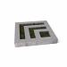 Schellevis Oudhollands Grasbetontegel Leaf Grijs 80x80x10