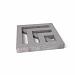 Schellevis Oudhollands Grasbetontegel Leaf Grijs 80x80x10