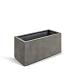 Grigio Box 100 with wheels - Natural Concrete - Plantruimte 92x42