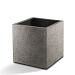 Grigio Cube 40 with wheels - Natural Concrete - Plantruimte 33x33