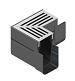 ACO Slim-Line hoekst.incl.RVS rooster