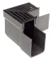 ACO Hexa Slim-Line Zwart Hoek 90 graden