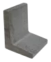 L-element 50x40x40x8cm Grijs