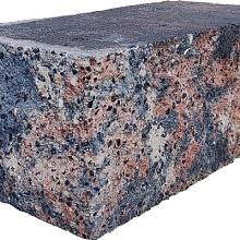 Splitrock hoekstuk 29x13x11 cm tricolore geknipte kopse kant