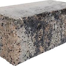 Splitrock hoekstuk 29x13x11 cm grigio camello geknipte kopse kant