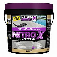 Gator Nitro X fijn Taupe voegmortel 12,5 kg emmer