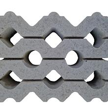 Grasbeton 40x60x12 cm grijs vlak (DR)