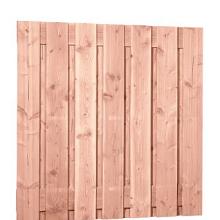 Douglas plankenscherm FB brede plank 180x180 18mm RVS geschroefd