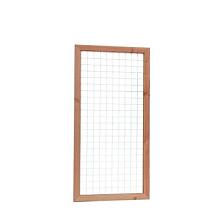 Douglas Betonijzertrellis 90x180cm, maas 7,5x7,5cm, in raamwerk 4,5x7cm