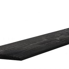 Zweeds rabat Zwart 21x165mm 3,00mtr