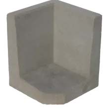 Hoek L-element 50x40x40x8cm Grijs