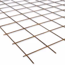 Bouwstaalmat 2x3m 0,4x15x15 Roest