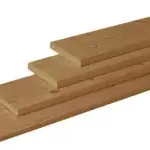 Geschaafde plank douglas 180x16x1,8 cm Groen geïmpregneerd