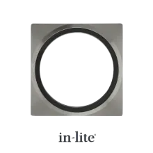 In-Lite PLATE 75 afdekplaat rvs geschikt voor Hyve - Fusion - Flux