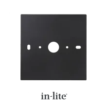 In-Lite Evo Wall Mount afdek/montageplaat voor Evo Down Wall 230V Dark