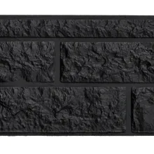 Beton-motiefplaat Reest Antraciet gecoat H36xD4,8xL180cm Rotsmotief t.b.v. Sleufpaal