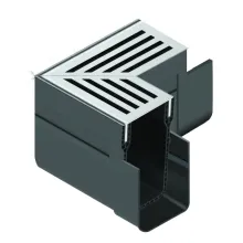 ACO Hexa Slim-Line Aluminium Hoek 90 graden