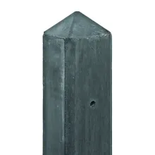 Betonnen hoekpaal met diamantkop 280x10x10cm Antraciet ongecoat
