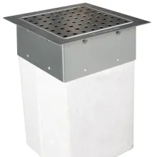 Hydroblob infiltratieput met verzinkt rooster