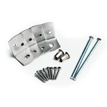 Betonschutting - bevestiging RVS t.b.v. betonpaal 10x10cm