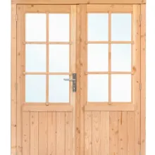 Douglas deur Dubbele deur B1596xH2001mm sponningmaat