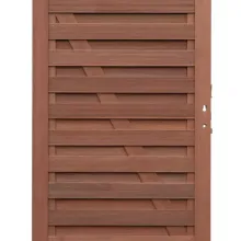 Keruing Elegant poort met slot 100x180cm incl. aanslaglat Premium FSC100%
