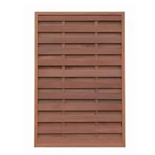 Keruing Elegant scherm 120x180cm Premium FSC100%