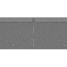 Flexline Borderrand Hoekstuk Gegalvaniseerd 15cm