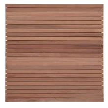 Keruing Scherm 50 180x180cm Premium