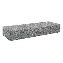 Bloktrede Tibet Dark Grey G654 100x35x15 cm rondom gezaagd en gevlamd, met facet