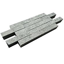 Waalformaat Basaltina 24x5x5 cm oppervlak gevlamd, kanten gezaagd