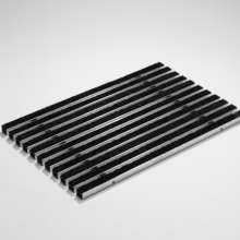 Mat schoonl 60x40x2 CM alum tapijt antra