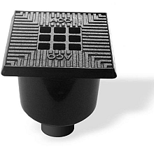 Vloerput gietijzer.rand +gietijzer rstr.