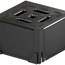 Hexaline hoekelement +kunstst. sleufr.