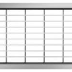 Maasrooster RVS 30/10, L=500mm