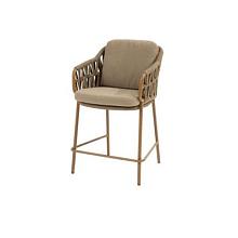 Biarritz high dining chair amber with 2 cushions