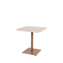 Vermont dining table ceramic travertin 75 X 75 cm amber