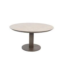 Sarah low dining table printed ceramic 130 cm terre