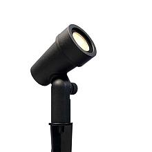 Mafra - rechte kap zwart prikspot | warmwit | 1,5 watt | OutdoorPro+ | 12 volt