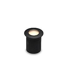 Arada - ring zwart grondspot | warmwit | 0,5 watt | OutdoorPro+ | 12 volt